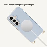 Selencia Coque arrière Rivièra avec MagSafe avec crochets amovibles Samsung Galaxy S26 - Powder Blue