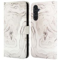 imoshion Étui de télephone portefeuille Design Samsung Galaxy A55 - Sandy Marble