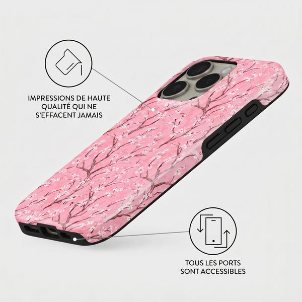 Burga Coque Tough MagSafe Apple iPhone 16 Pro - Sakura