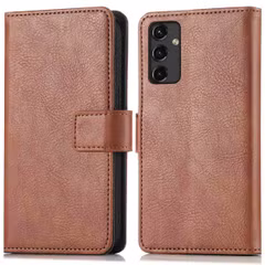 imoshion Étui de télephone portefeuille de luxe Samsung Galaxy A14 (5G/4G) - Marron