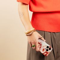 Selencia Coque arrière Vivid avec MagSafe Apple iPhone 17e / 16e - Vintage Peony