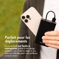 imoshion Ultra Series Aluminium Batterie externe 20.000 mAh - Charge rapide jusqu'à 33 watts - Black
