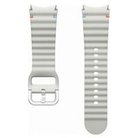 Samsung Bracelet Sport original Samsung Galaxy Watch 4 / 5 / 6 / 7 / FE (20 mm) - Taille S/M - Argent