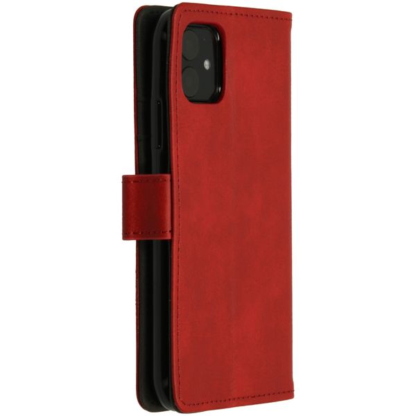 imoshion Étui de télephone portefeuille de luxe Apple iPhone 11 - Rouge