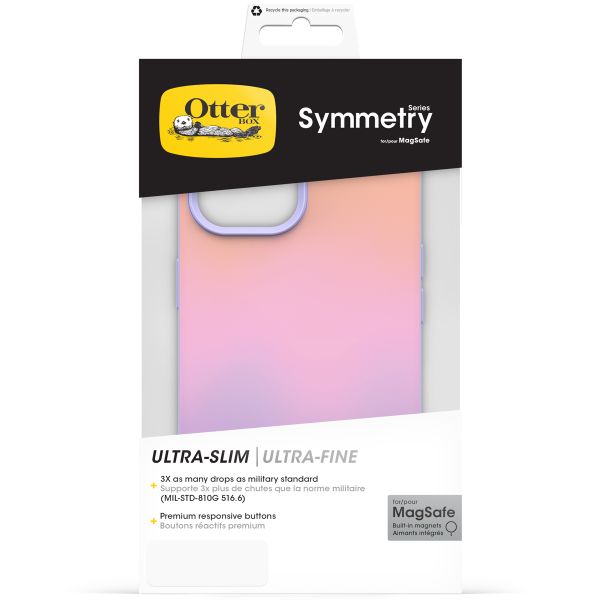 OtterBox Coque Symmetry MagSafe Apple iPhone 17e / 16e / 15 / 14 / 13 - Violet