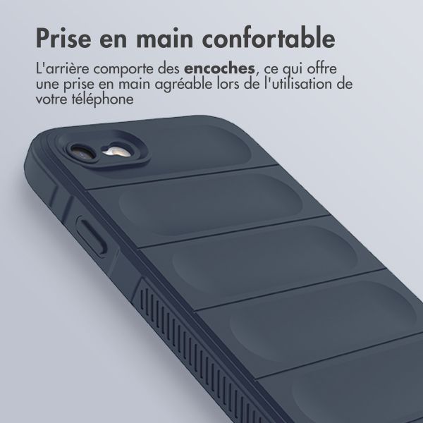 imoshion EasyGrip Backcover Apple iPhone SE (2022 / 2020) / 8 / 7 - Bleu foncé