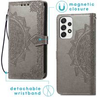 imoshion Etui de télephone Mandala Samsung Galaxy A33 - Gris