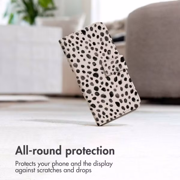imoshion Étui de télephone portefeuille Design Samsung Galaxy A34 (5G) - Black And White Dots