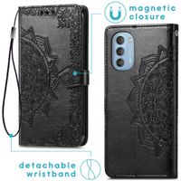 imoshion Etui de télephone Mandala Motorola Moto G51 - Noir