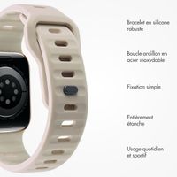 imoshion Bracelet Active Sport en silicone Apple Watch | 44/45/46/49 mm - Starlight