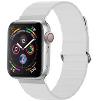 imoshion Bracelet en cuir magnétique Apple Watch | 38/40/41/42 mm - Blanc