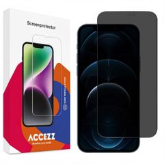 Accezz Protection d'écran en verre trempé Privacy Apple iPhone 12 (Pro)