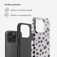 Selencia Coque arrière Vivid Apple iPhone 15 Pro - Trendy Leopard