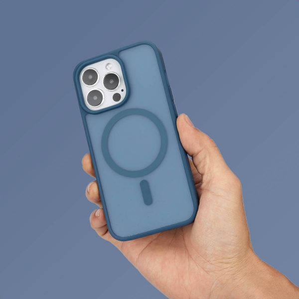 imoshion Coque Color Guard avec MagSafe Apple iPhone 13 Pro - Bleu foncé