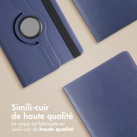 imoshion Coque tablette rotatif à 360° Samsung Galaxy Tab A11 Plus - Bleu foncé