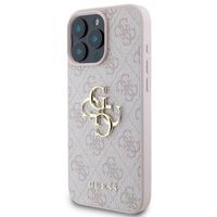 Guess Coque 4G Metal Logo Backcover Apple iPhone 16 Pro Max - Rose