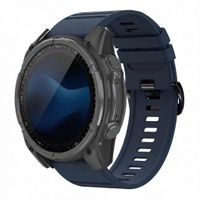 imoshion Bracelet QuickFit® Stripe en silicone  - Connexion Garmin 26 mm - Bleu foncé