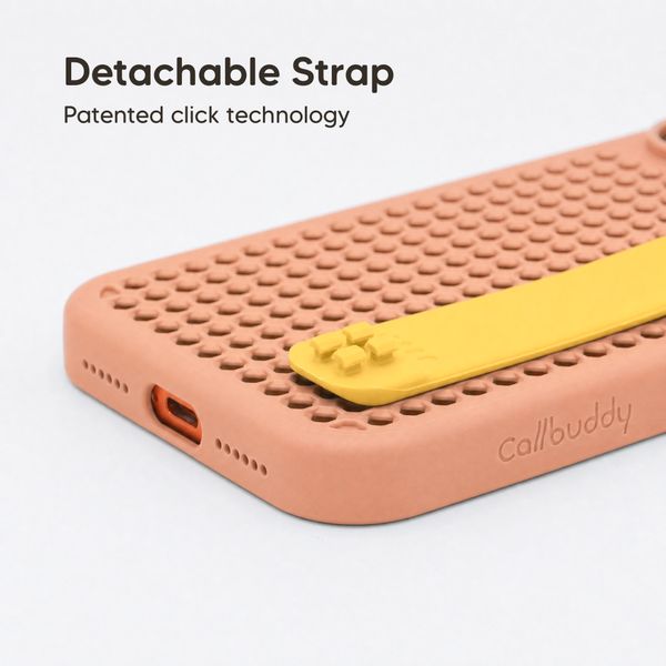 Callbuddy Coque avec strap Apple iPhone 17 Pro Max - Coral Pop