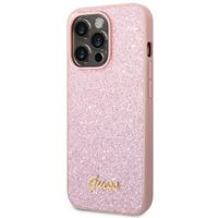 Guess Coque Glitter Flakes Apple iPhone 14 Pro Max - Rose