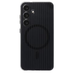 Accezz Coque arrière Lite avec MagSafe | Fluted | Samsung Galaxy S24 - Glossy Black
