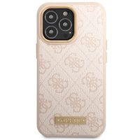 Guess Coque 4G Logo Monogram MagSafe Apple iPhone 14 Pro Max - Rose