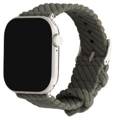 imoshion Bracelet en velours côtelé Apple Watch | 44/45/46/49 mm - Vert