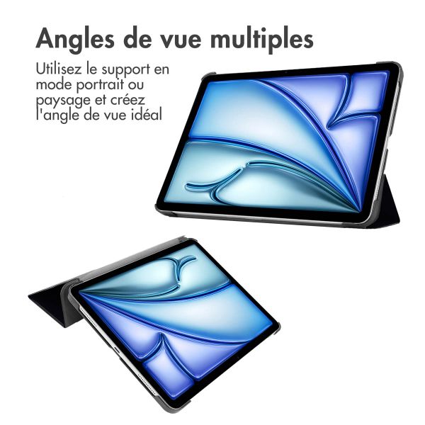 imoshion Coque tablette Design Trifold Apple iPad Air 13 pouces (2026) M4 / (2025) M3 / (2024) M2 - Don't touch