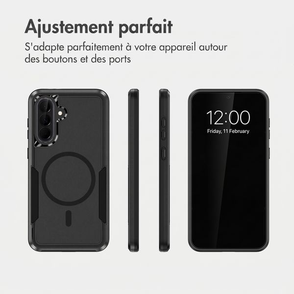 imoshion Coque arrière avec MagSafe Samsung Galaxy A37 (5G) - Noir