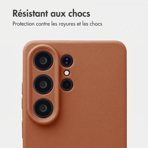 imoshion Coque arrière Texture Samsung Galaxy S26 Ultra - Marron