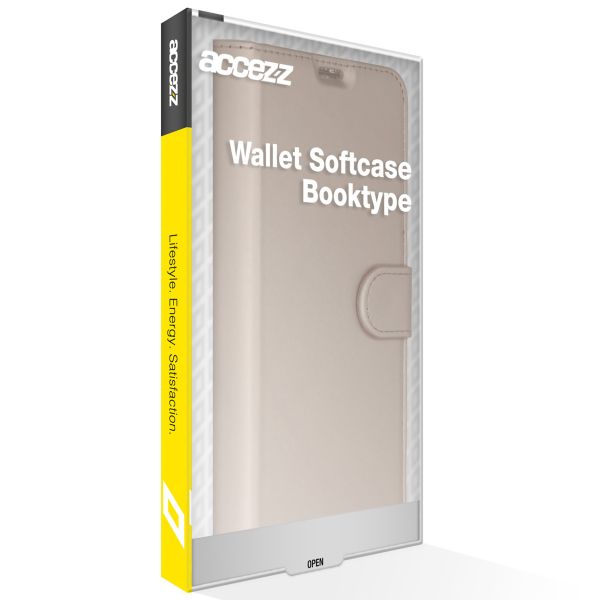 Accezz Étui de télephone Wallet Apple iPhone 11 Pro - Doré