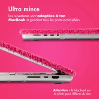 imoshion Teddy Hard Cover Apple MacBook Pro 13 pouces (2020 / 2022) - Hot Pink