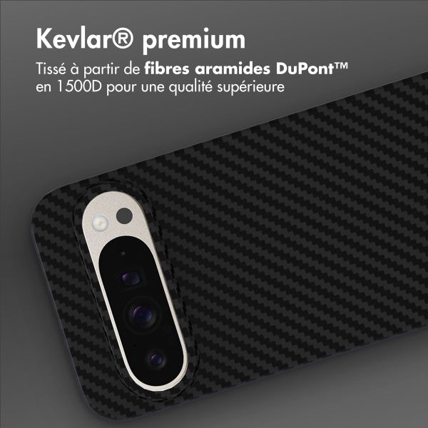 Accezz Coque Kevlar® MagSafe Google Pixel 9 / 9 Pro - Noir