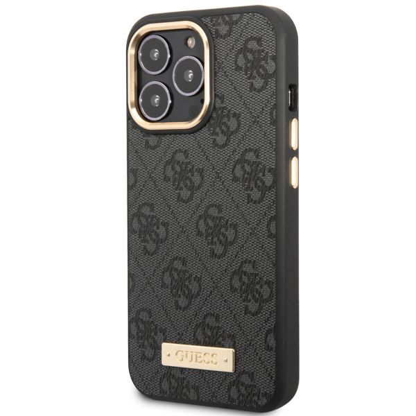 Guess Coque 4G Logo Monogram MagSafe Apple iPhone 14 Pro - Noir