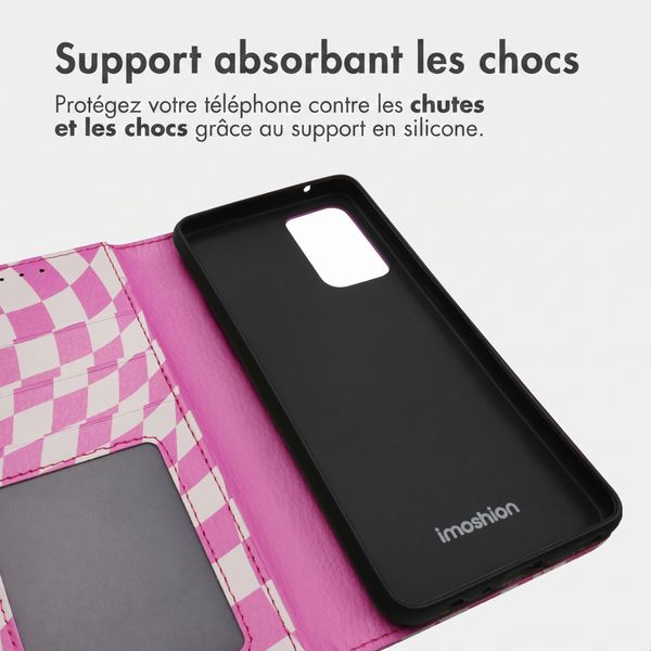 imoshion Étui de télephone portefeuille Design Samsung Galaxy A52(s) (5G/4G) - Retro Pink