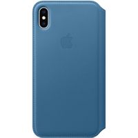 Apple Étui de télephone portefeuille Leather Folio Apple iPhone Xs Max - Cape Cod Blue