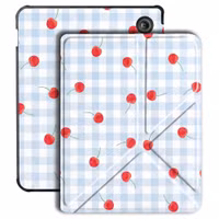 imoshion Étui de liseuse portefeuille design Pliable Kobo Libra Colour - Cherry Check