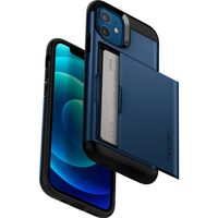 Spigen Coque Slim Armor Apple iPhone 12 (Pro) - Bleu foncé