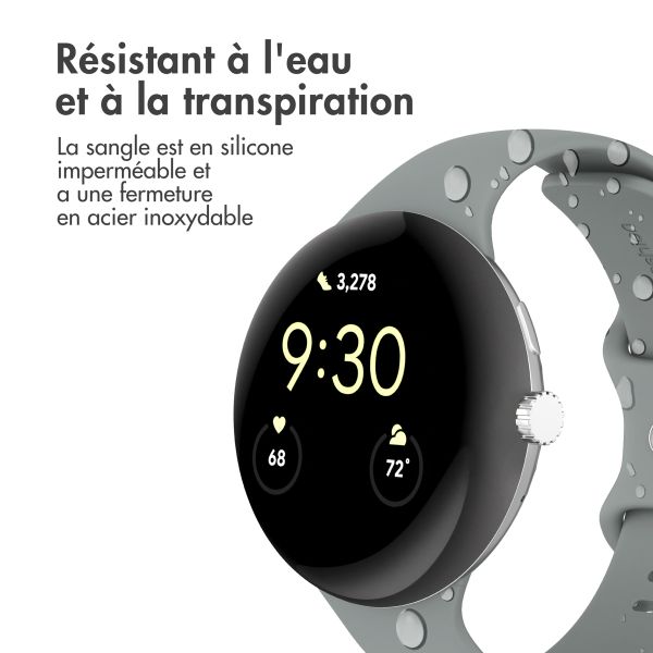 imoshion Bracelet en silicone⁺ Google Pixel Watch 3 / 4 (45 mm) - Taille S - Gris