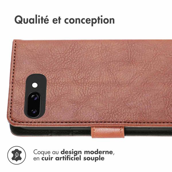 imoshion Étui de télephone portefeuille de luxe Google Pixel 9A - Marron