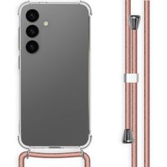 imoshion Coque arrière transparente avec cordon Samsung Galaxy S24 - Rose Doré