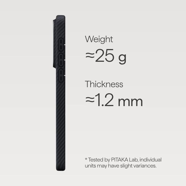 Pitaka Coque Ultra Slim Samsung Galaxy S26 - Black