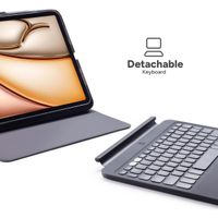 ZAGG Coque clavier tablette Pro Keys 2 Apple iPad Air 13 pouces (2026) M4 / (2025) M3 / (2024) M2 - QWERTY / NL - Noir