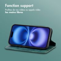 imoshion Étui de téléphone portefeuille Slim Apple iPhone 17 - Vert