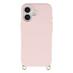 Selencia Coque arrière Rivièra avec MagSafe avec crochets amovibles Apple iPhone 16 - Sorbet Pink