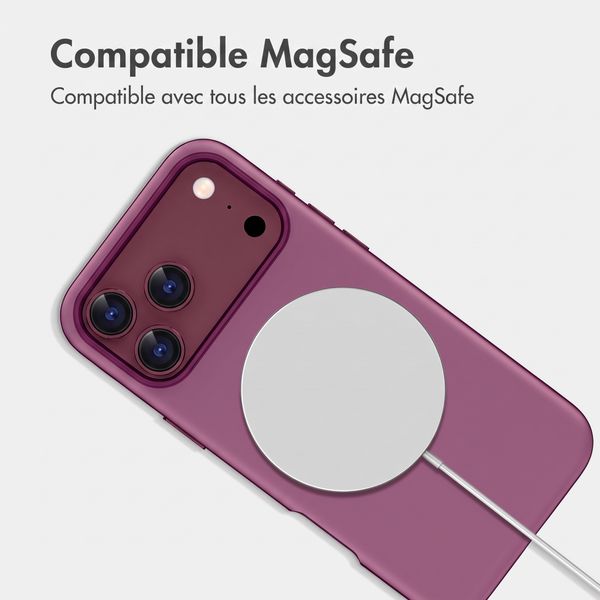 imoshion Coque arrière Color avec Thin MagSafe Ring Apple iPhone 18 Pro Max / 17 Pro Max - Violet