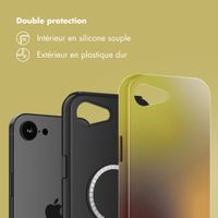 Selencia Coque arrière Vivid avec MagSafe Apple iPhone 17e / 16e - Gradient Olive Dust