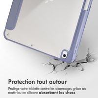 imoshion Coque tablette Origami Apple iPad 9 (2021) 10.2 pouces / iPad 8 (2020) 10.2 pouces / iPad 7 (2019) 10.2 pouces - Lavender