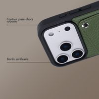 Selencia Coque Riva avec porte-cartes Apple iPhone 17 Pro - Sage Green