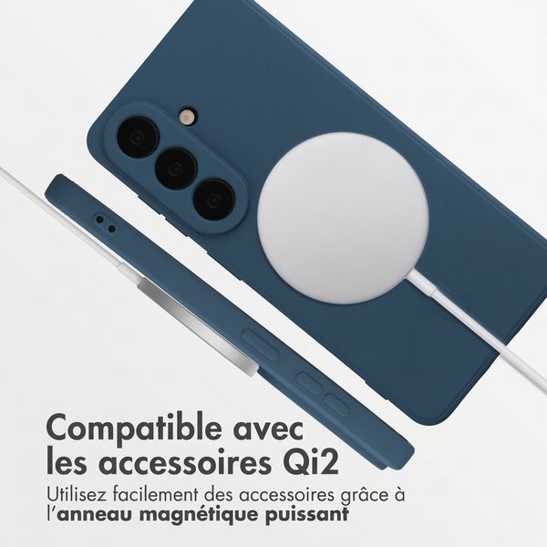imoshion Coque Couleur avec MagSafe Samsung Galaxy S26 - Bleu foncé