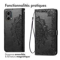 imoshion Etui de télephone Mandala Motorola Moto G85 - Noir